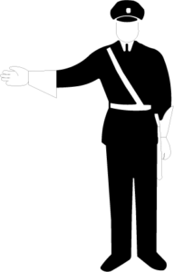 Цагдаа болон бусад эрх бүхий хүний дохио